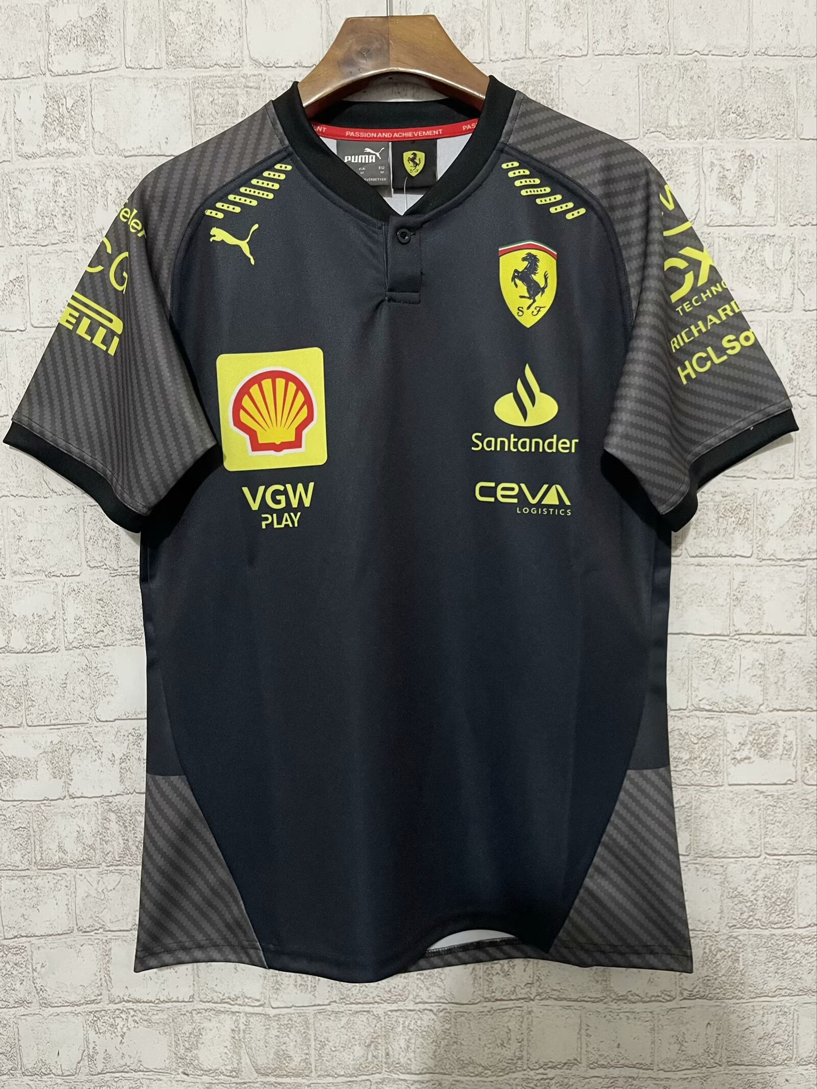 2024 F1 Ferrari  New Pattern Short Sleeve Racing Suit
