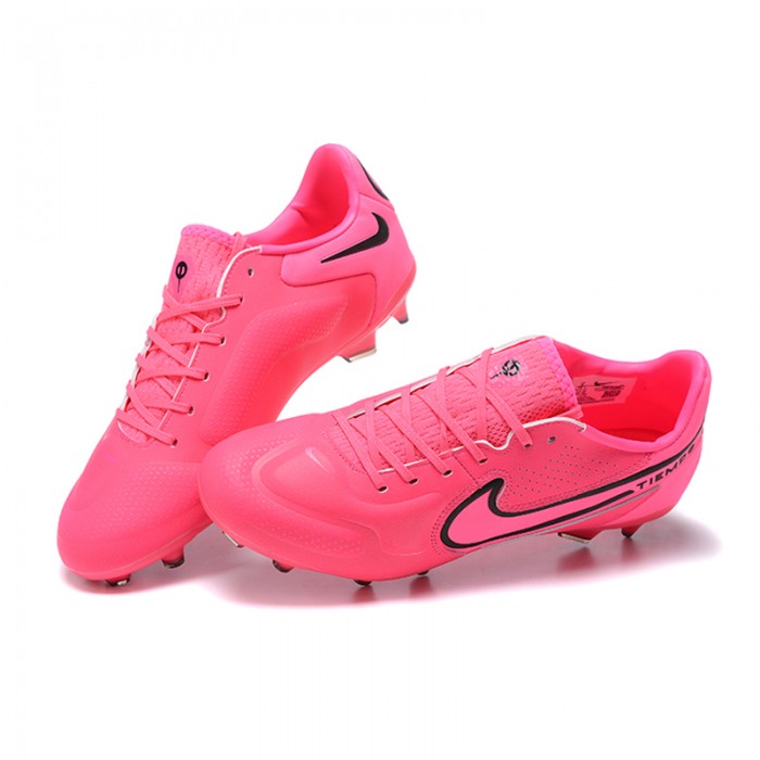 Tiempo Legend 9 Elite FG Soccer Shoes-Pink/Black-458345