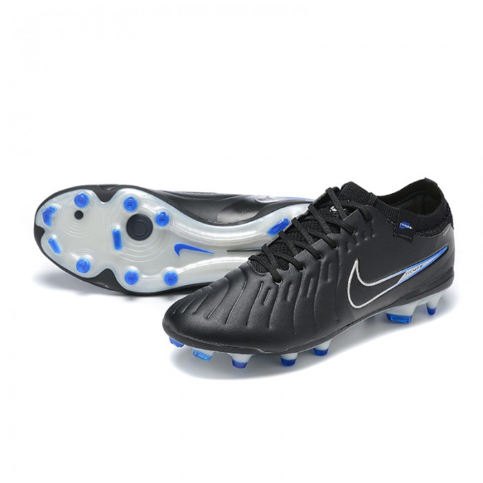 Tiempo Legend 10 Elite FG Soccer Shoes-Black/Blue-9548967
