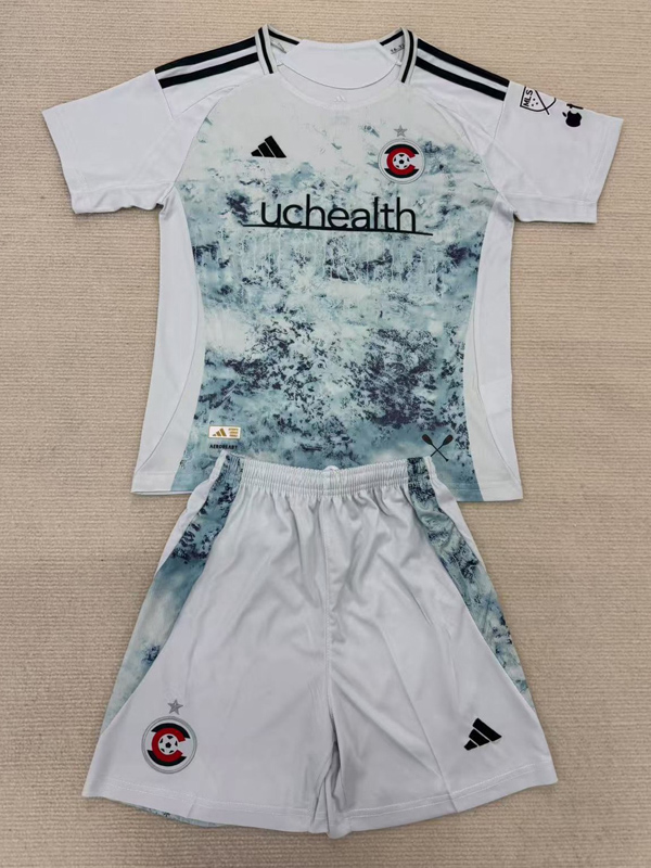 25-26 Colorado Rapids Away Kids Soccer Jersey (带章)