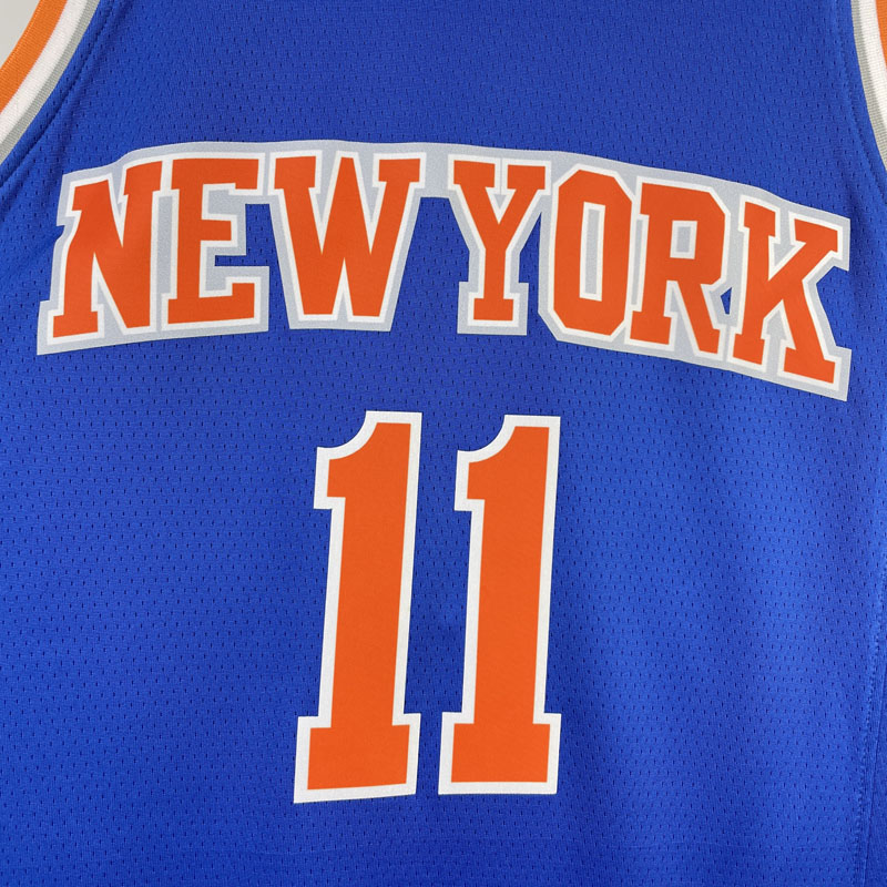 22-23 KNICKS BRUNSION #11 Blue Top Quality Hot ...