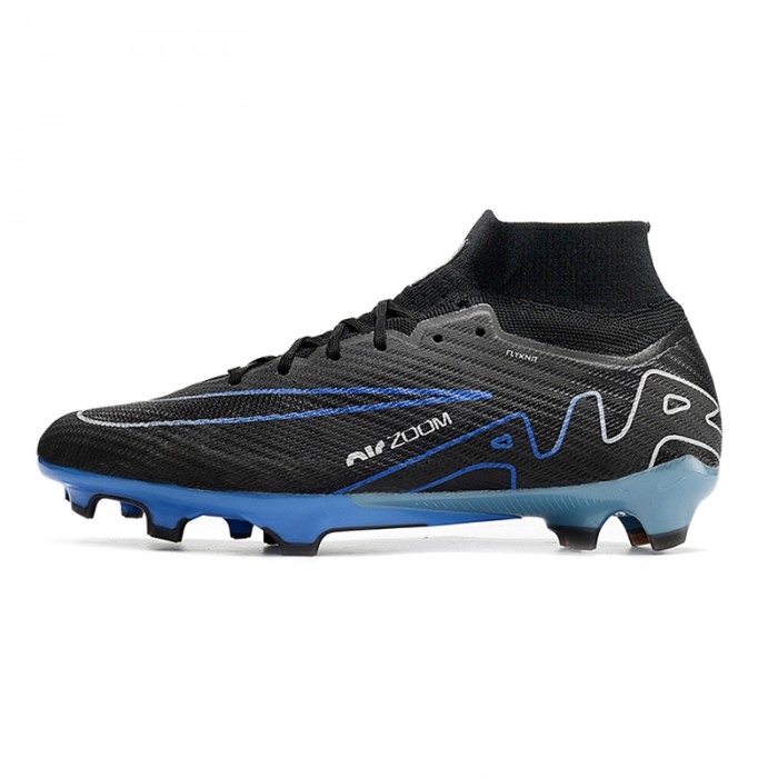 Air Zoom Mercurial Superfly IX Elite FG High Soccer Shoes-Black/Blue-2721133