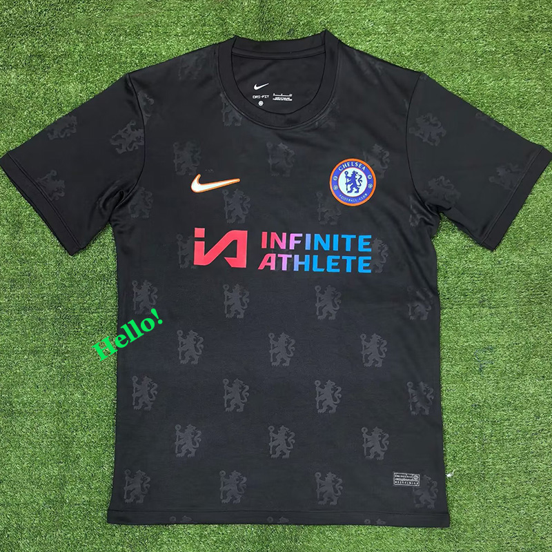 24-25 CHE Black Casual style  Training shirts