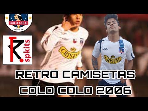 2006 Colo-Colo White Retro Soccer Jersey