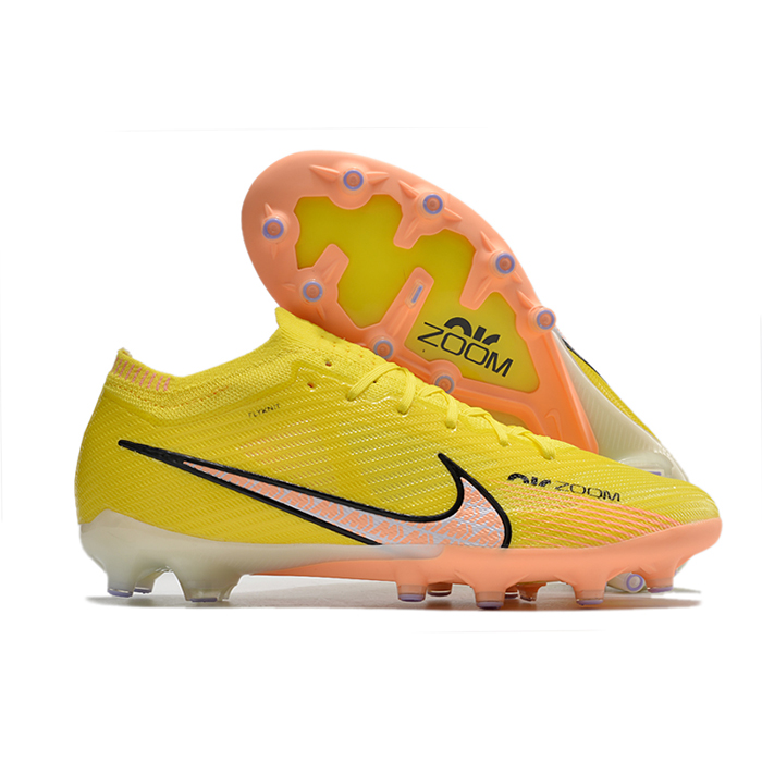 Air Zoom Mercurial Vapor XV Elite AG Soccer Shoes-Yellow/Pink-622099