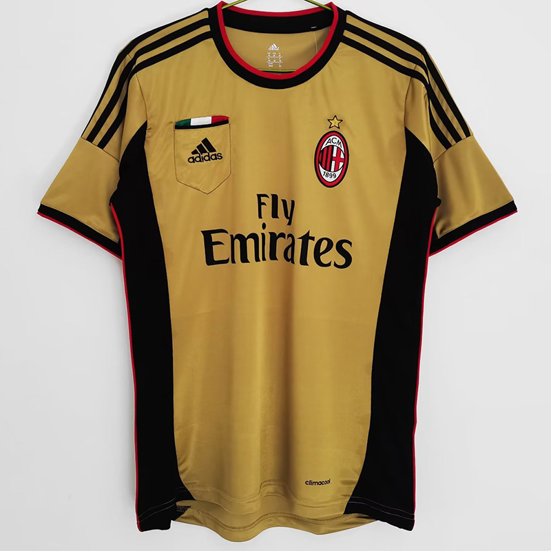 2013-2014 ACM Gold GoalKeeper Retro Soccer Jersey