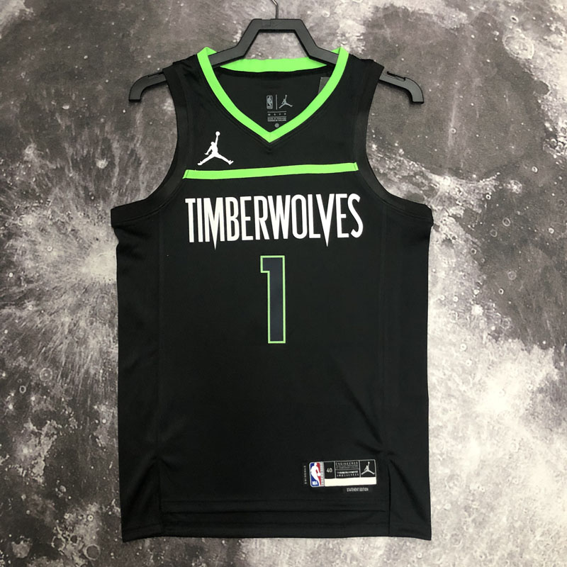 22-23 TIMBERWOLVES EDWAROS #1 Black Top Quality...