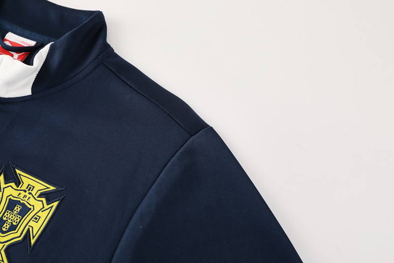 24-25 Portugal Royal blue Jacket Tracksuit #01
