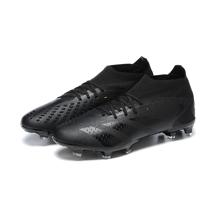 PREDATOR ACCURACY+ FG BOOTS Soccer Shoes-All Black-9726122