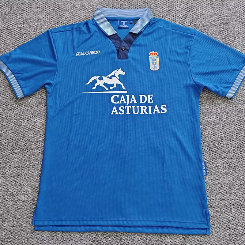 1996-1997 Real Oviedo Home Retro Soccer Jersey