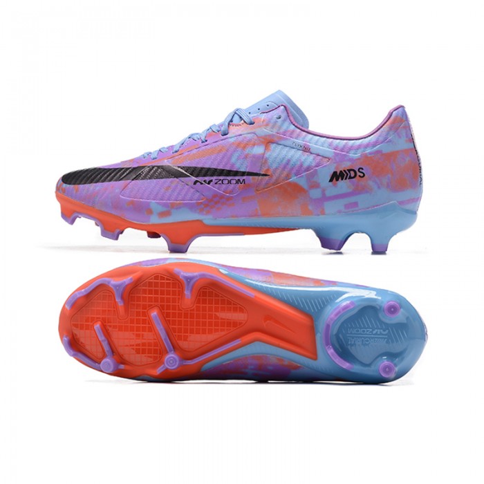 Mercurial Vapor XV FG Soccer Shoes-Gray/Purple-9032495