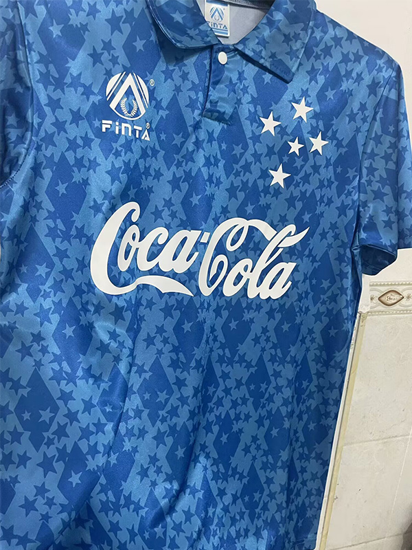 1993-1994 Cruzeiro Home Retro Soccer Jersey