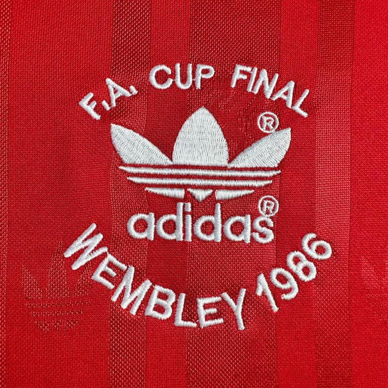 1986-1987 LIV Home Retro Soccer Jersey