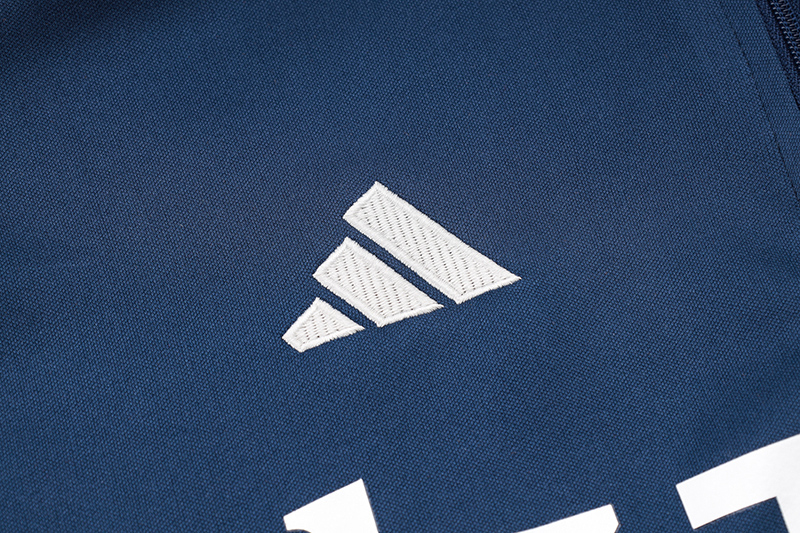 24-25 Man Utd Royal blue Kids Half Pull Tracksuit (童装)(半拉链)