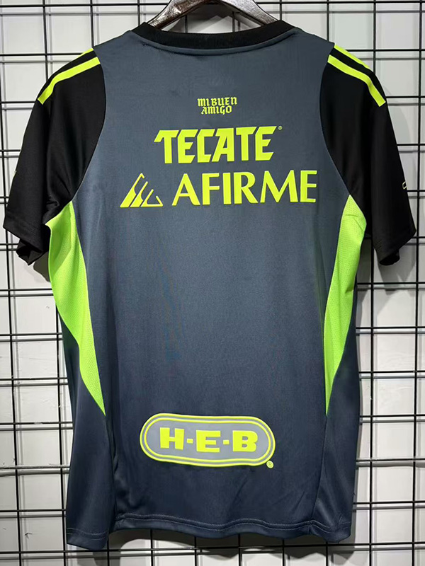 25-26 Tigres UANL Grey Black Goalkeeper Soccer Jersey