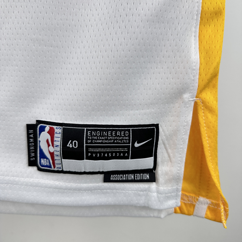 WARRIORS CURRY #30 White Top Quality Hot Pressing NBA Jersey (V领)