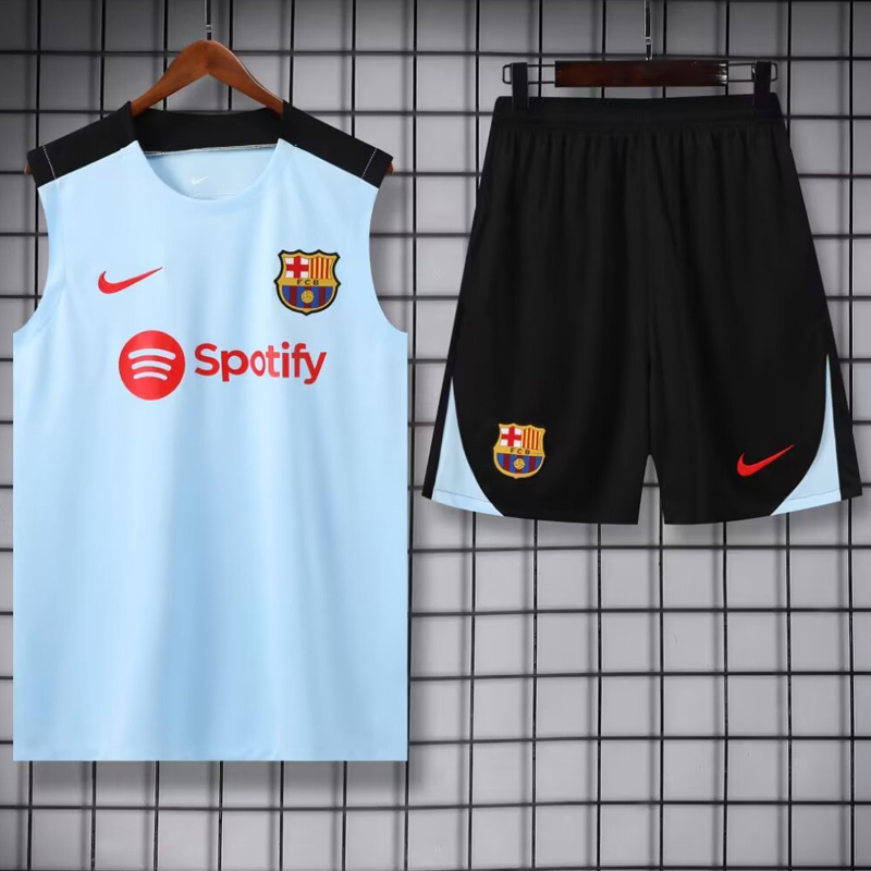 24-25 BAR Light blue Tank top and shorts suit