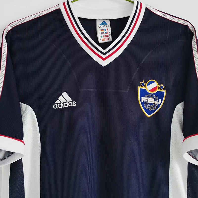 1998 Yugoslavia Home Retro Soccer Jersey