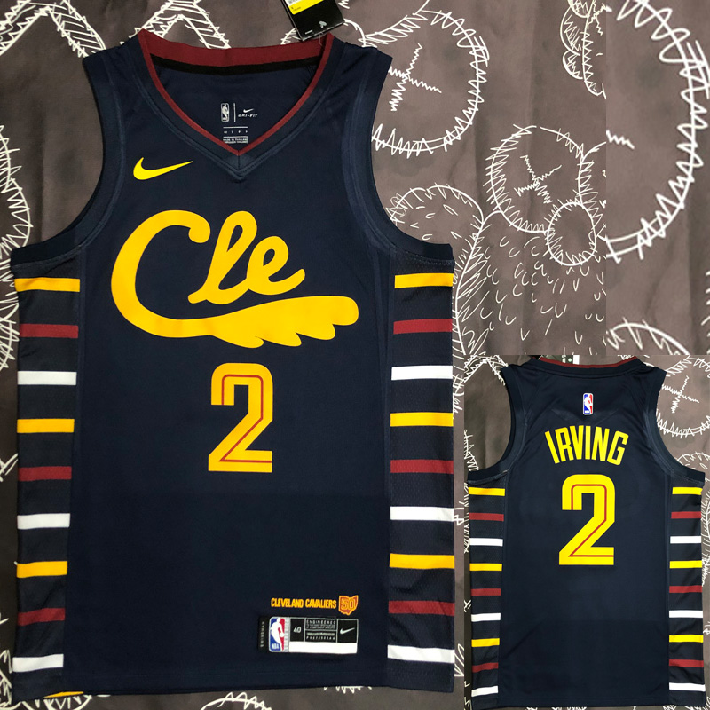 Cleveland Cavaliers IRVING #2 Black Top Quality...