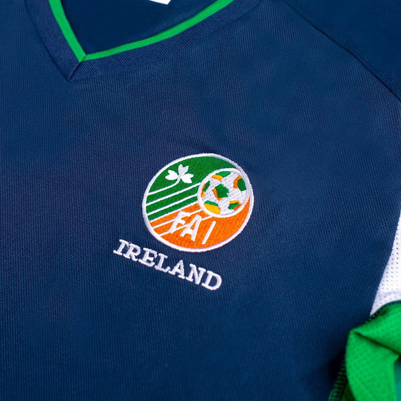2002 Ireland Royal blue Retro Training Shirts