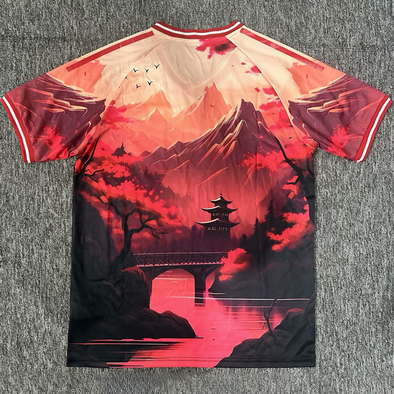 24-25 Japan Red Special Edition Fans Training Shirts #夕阳红