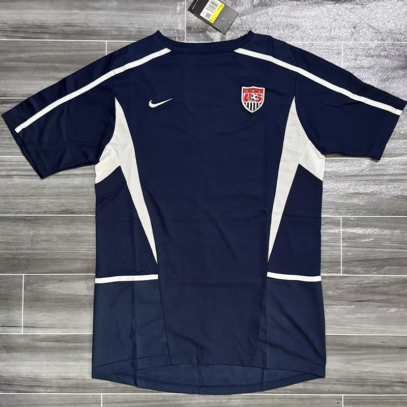 2002 USA Away Retro Soccer Jersey