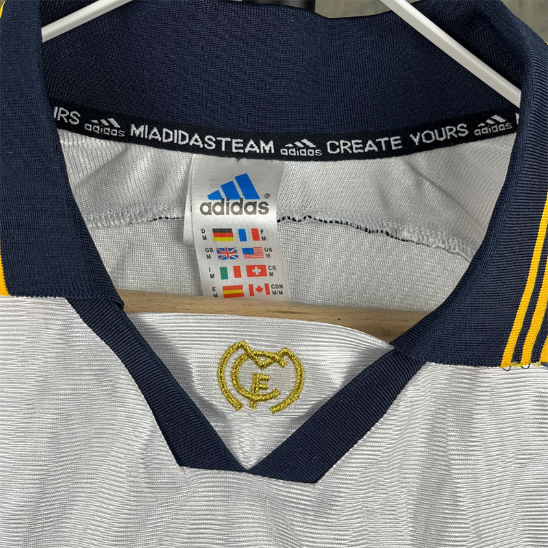 1998-2000 RMA Home Retro Soccer Jersey