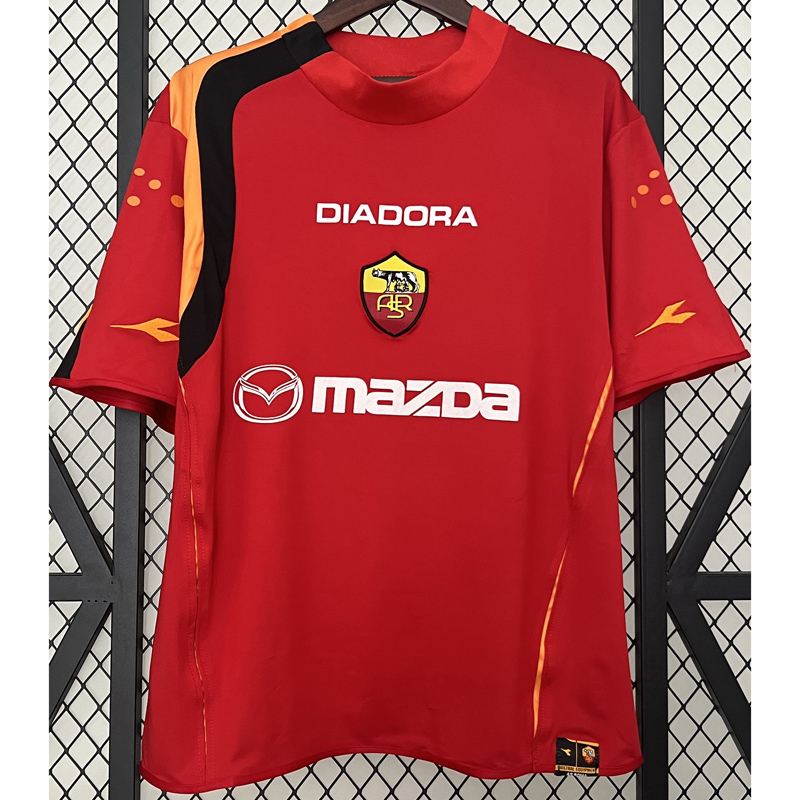 2004-2005 Roma Home Retro Soccer Jersey