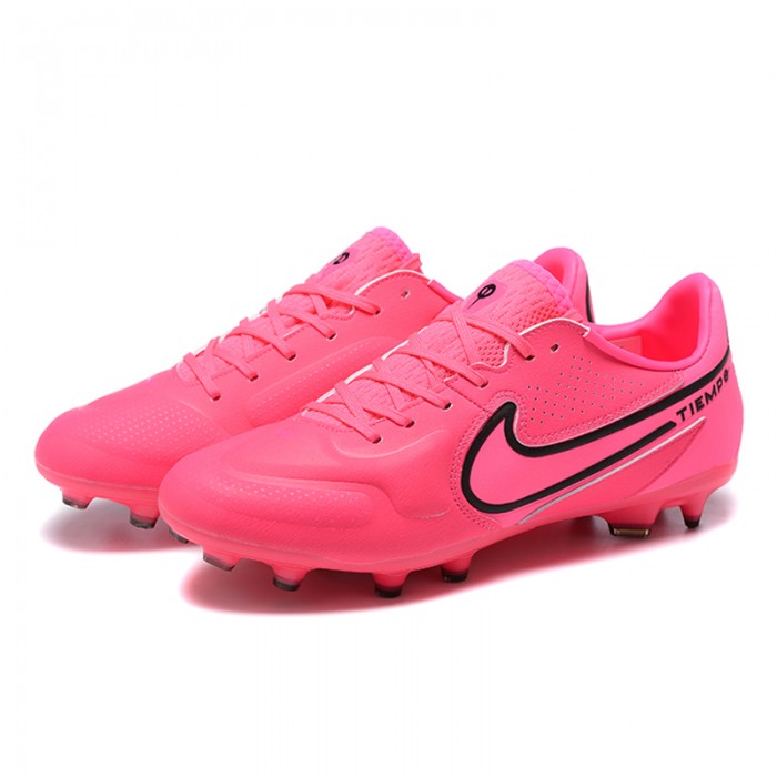 Tiempo Legend 9 Elite FG Soccer Shoes-Pink/Black-458345