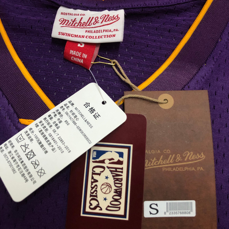 2000 LAKERS O‘NEAL #34 Purple Retro Top Quality...