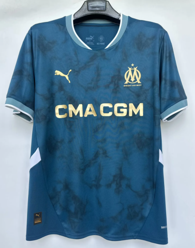 24-25 Marseille Away 1:1 Fans Soccer Jersey