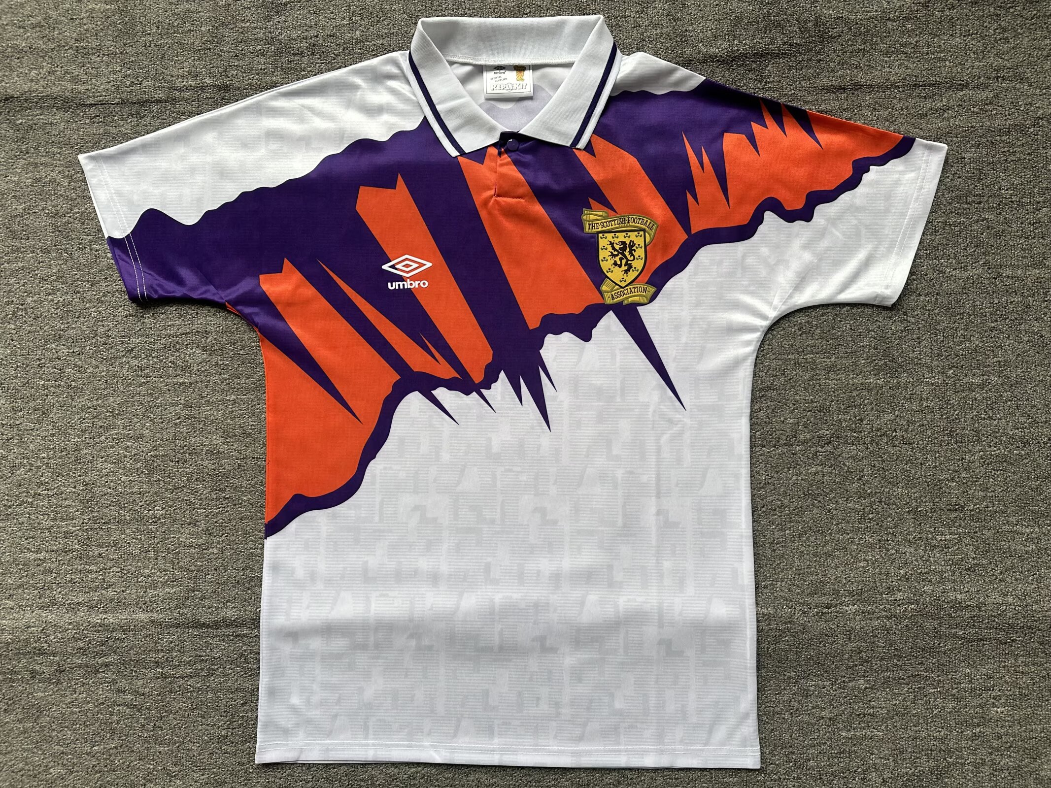1992 Scotland away Retro Soccer Jersey