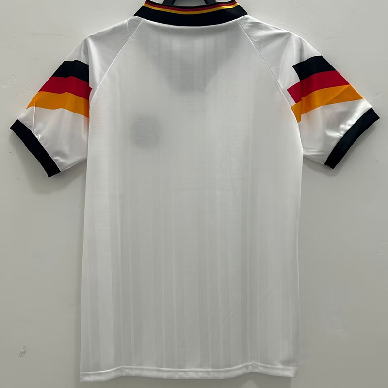 1992 Germany Home Retro Soccer Jersey