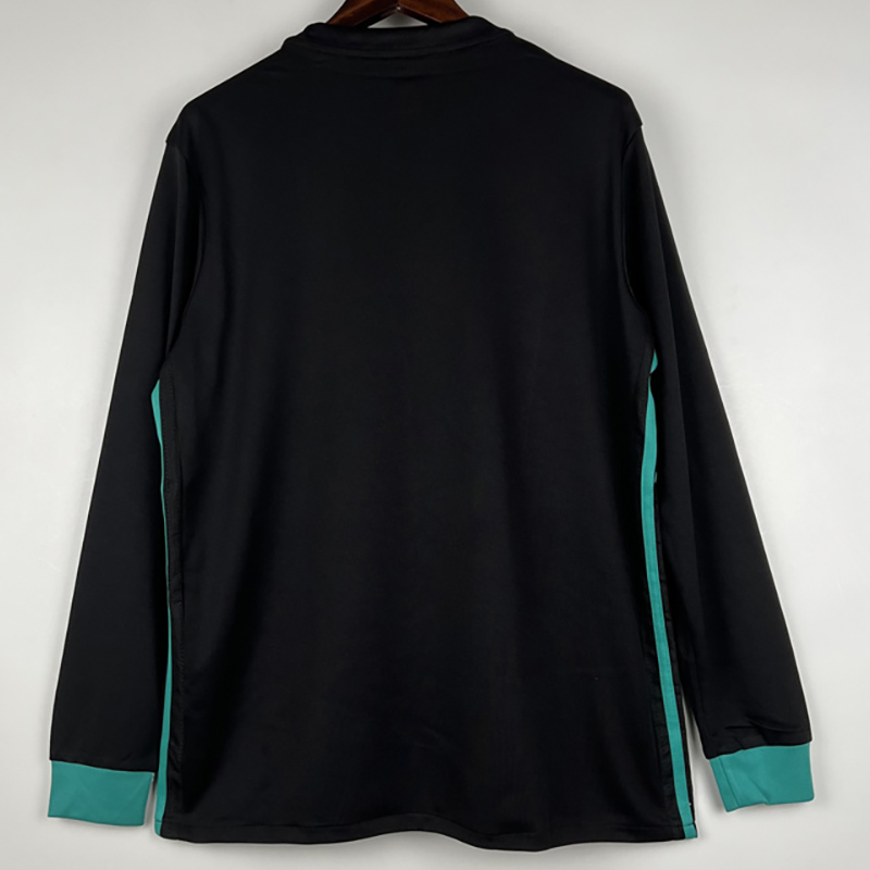 2017-2018 RMA Away Long Sleeve Retro Soccer Jer...