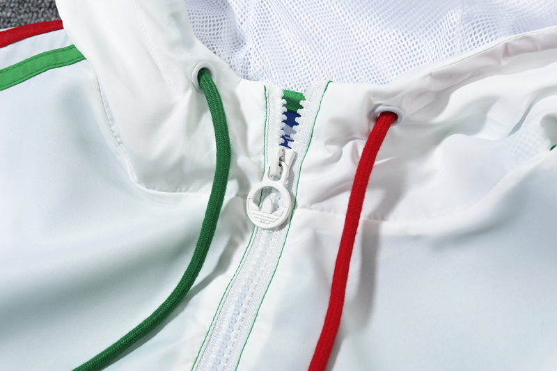 24-25 Mexico White-Green Windbreaker