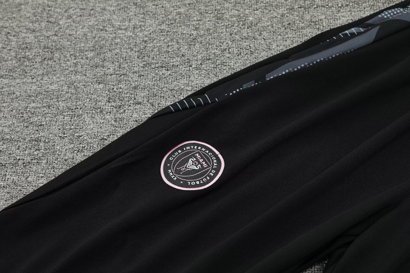 24-25 Inter Miami Black Half Pull Tracksuit (半拉链)