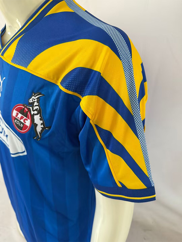 1995-1996 koln Blue Retro Soccer Jersey