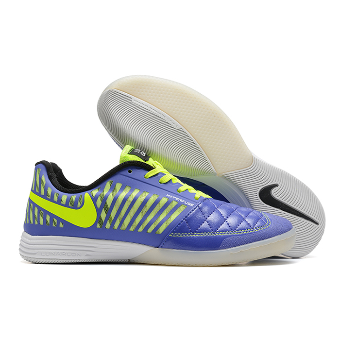 LUNAR GATO II IC Soccer Shoes-Blue/Green-6818351