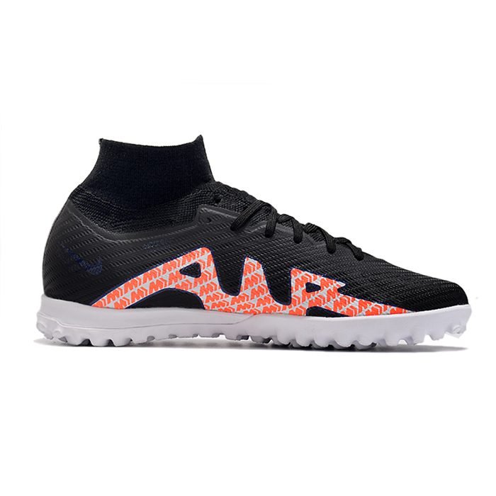 Air Zoom Mercurial Vapor XV Elite TF High Soccer Shoes-Black/Red-5658069