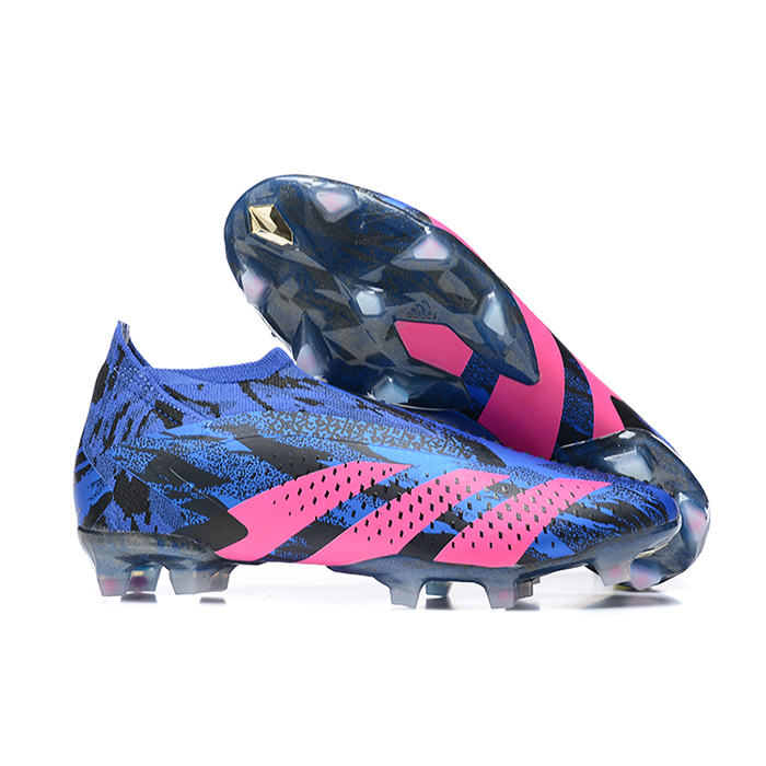 PREDATOR ACCURACY+ FG BOOTS High Soccer Shoes-Blue/Pink-1267448