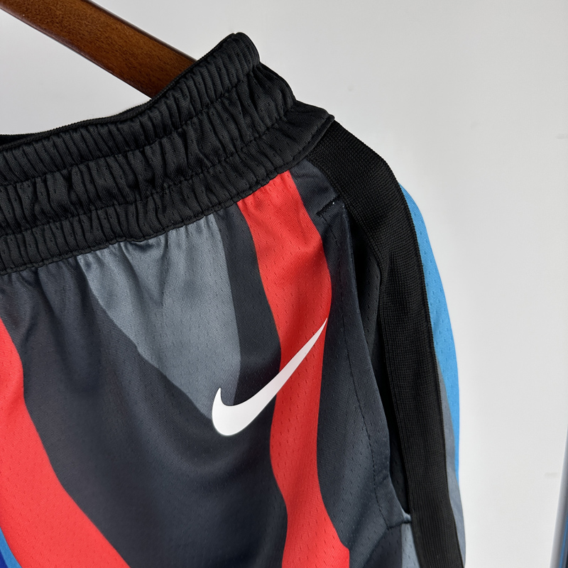 23-24 NETS Black City Edition Top Quality NBA Pants (涂鸦)