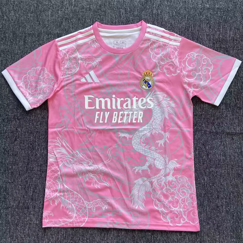 25-26 RMA Pink Special Edition Fans Training Shirts *圆领粉龙