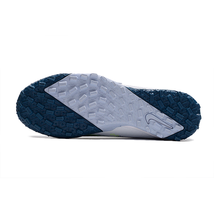 Air Zoom Mercurial Vapor XV Elite TF High Soccer Shoes-White/Blue-2830172