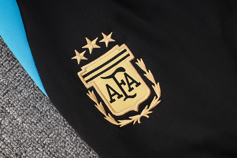 24-25 Argentina Black Jacket Tracksuit (蓝领)