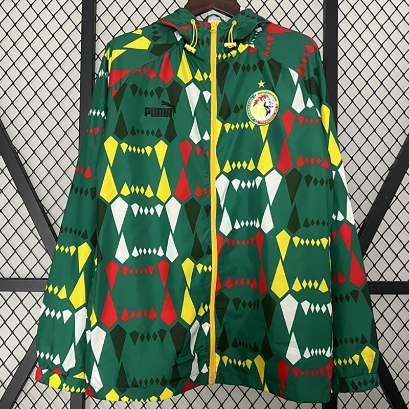 2024 Senegal Green Windbreaker