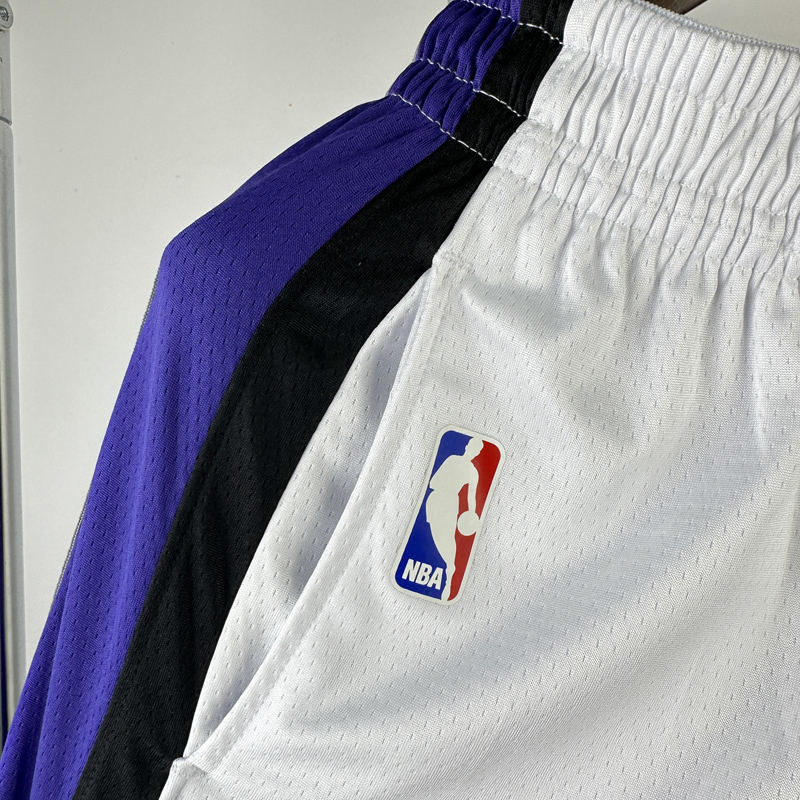 23-24 Kings White Home Top Quality NBA Pants