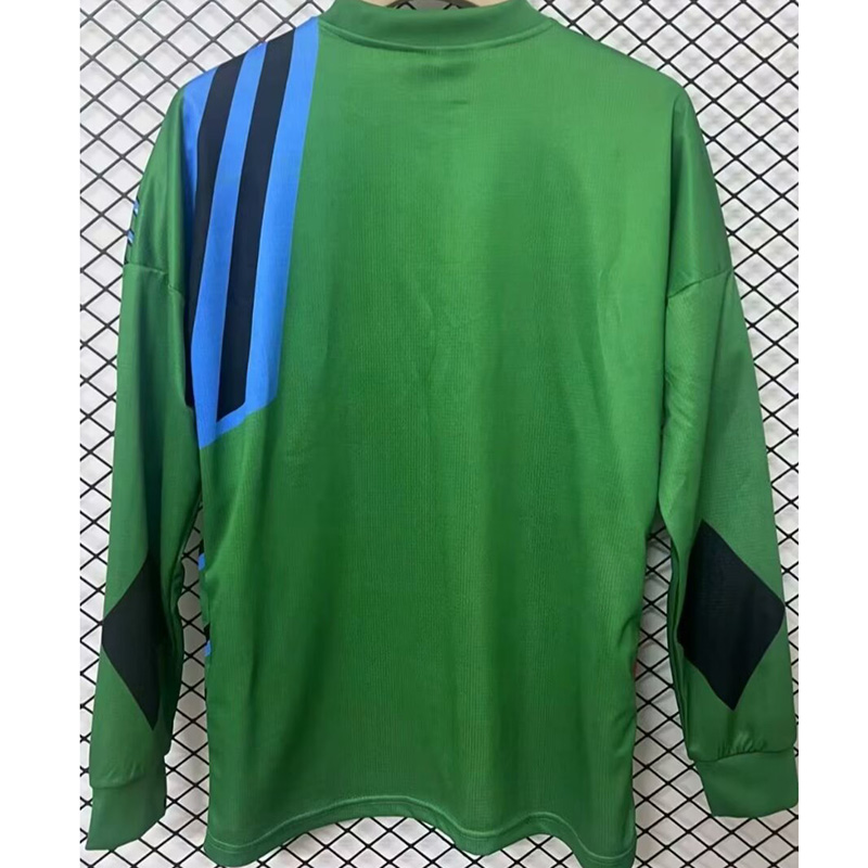 1992-1993 Man Utd Green Goalkeeper Long Sleeve Retro Soccer Jersey (长袖)