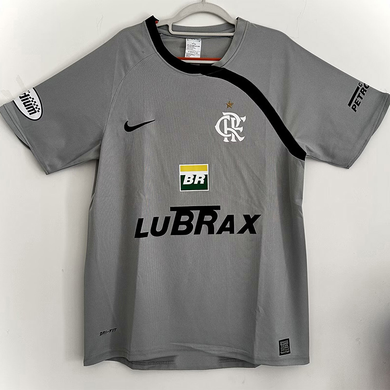 2002-2003 Flamengo GoalKeeper Grey Retro Soccer Jersey