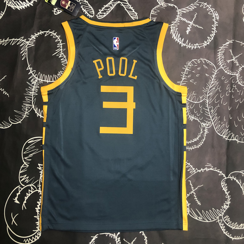 2018 WARRIORS POOL #3 Black Gray Top Quality Ho...