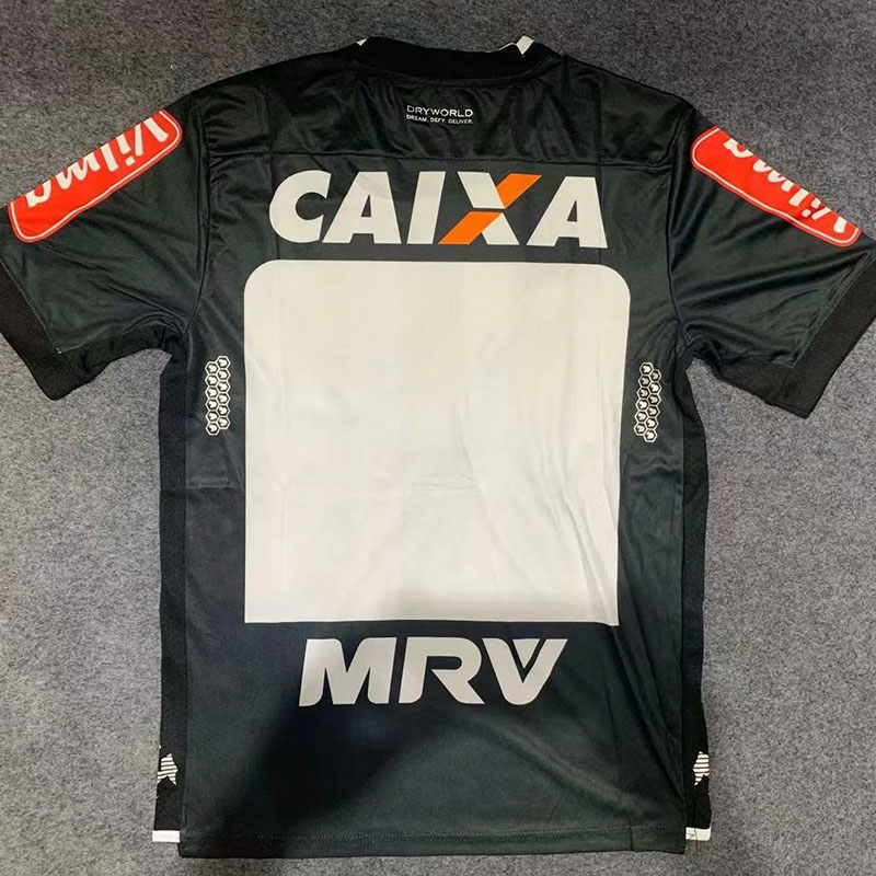 2016-2017 Atletico Mineiro Black Retro Soccer J...
